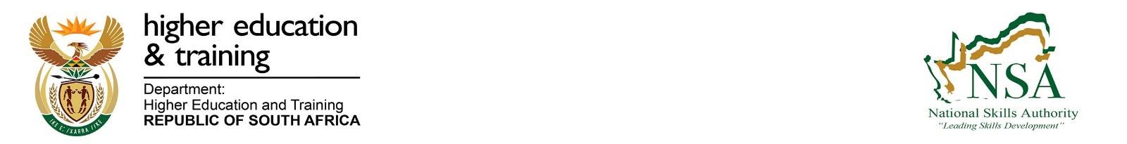 National Skills Authority (DHET) logo